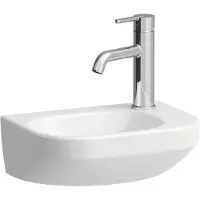 Laufen LUA lave-mains, 1 trou de robinetterie à droite, bassin à gauche, sans trop-plein, 360x250mm, H8150804001141, H8150804001141