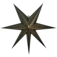 Star Trading Decorazione a forma di stella, verde, POINT, 60 cm