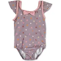 Sterntaler Kid's Swim Suit Heart Costume intero Bambini (74/80, fuchsia)