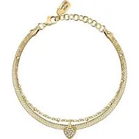 La Petite Story Braccialetto Love Br Yg 2 Heart 16+3 Cm