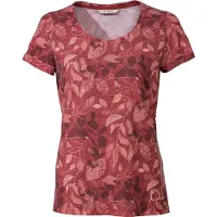 Vaude Women's Skomer AOP Maglia funzionale Donna (36, rosso)