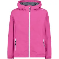 CMP Girl's Jacket Fix Hood Printed Giacca antipioggia Bambini (152, fuchsia)