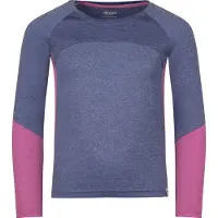 TROLLKIDS Girl's Seiland Longsleeve Maglia funzionale Bambini (152, blu)
