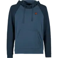 E9 Squ-Dub Felpa con cappuccio Uomo (L, blu)