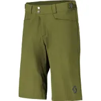 SCOTT Shorts Trail Flow with Pad Pantaloni da ciclismo Uomo (S, olivia)