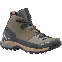 Salewa Women's Puez Leather Mid PTX Scarpe da trekking Donna (36, grigio)