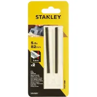 Stanley STA35007-XJ Lama per pialla 2 pezzi 82 mm 5,5 mm