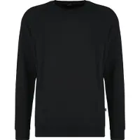 Stoic MerinoTerry285 AlavaaraSt. Crew Pullover Pullover in lana merino Uomo (L, nero)