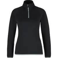 Heber Peak Women's MerinoBlend SaplingHe. Half Zip Maglione Donna (3XL, nero)