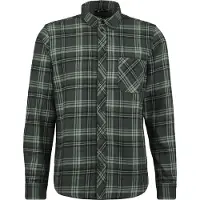 Heber Peak CeltisHe. Flannel Shirt Camicia Uomo (M, grigio)