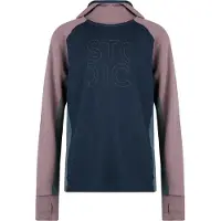 Stoic Kid's Merino260 StadjanSt. Hoody Felpa di merino con cappuccio Bambini (116, blu)