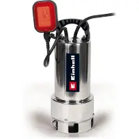 Einhell Pompa per acque reflue GC-DP 9035 N, portata massima 18000 l/h, potenza 900 W, prevalenza massima 9 m