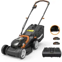 WORX Tosaerba a batteria WG779E 40V (2x 20V) set incl. 2 pezzi di batteria e caricabatterie
