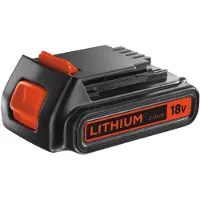 Black & Decker BL2018 - Batteria - Li-Ion - 2 Ah - per BLACK+DECKER BCD003, BCD900, BCG720, BDCCS18, BDCDC18, BDCDS18, BDCJS18, BDCR18, BDCROS18 (BL2018-XJ)