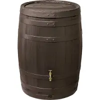 Garantia BARRICA barile per acqua piovana 420 L, 78x78x105 cm (LxLxH), marrone; 212132