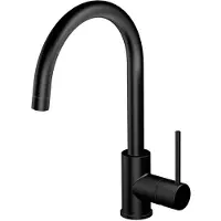 Lenz Miscelatore a leva per lavello LIO nero 42040051