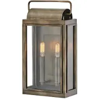 HINKLEY Applique da esterni Sag Harbour, 2 luci bronzo