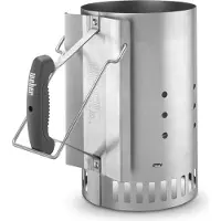Weber Rapidfire charcoal barbecue chimney starter - Weight 2.18 kg - Dimensions 32x19x30.5 cm