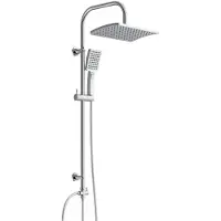 Schutte Sistema doccia SCHÜTTE MALLORCA, doccia a pioggia senza miscelatore, soffione doccia, doccia in cromo