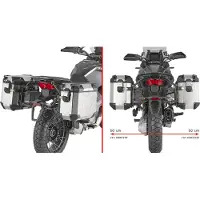 Givi Attacco Per Borse Laterali Moto Guzzi Stelvio 2024 One-fit Monokey Cam-side Plo8208cam