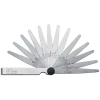 Slice Formato Calibro di precisione a foglio 21 fogli 0,05-2 mm