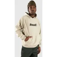 HUF Felpa Cappuccio Uomo Logo Applique Hooded Fleece Putty
