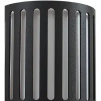 LINDBY applique da esterno Lurinda, a 2 luci, nero, Ø10cm