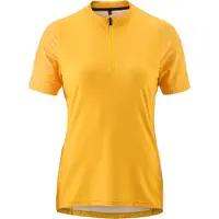 Gonso Women's Adventure Jersey Halfzip Maglietta da ciclismo Donna (34, arancione)