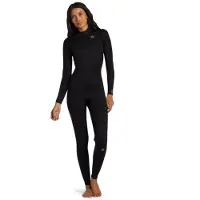 Billabong Muta In Neoprene A Maniche Lunghe Con Zip Sul Petto Per Donna Foil Gbs 4/3 Mm
