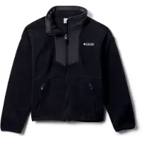 Columbia Kid's Sequoia Grove Full Zip Fleece Pullover in pile Bambini (18 Years, nero)