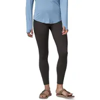 Patagonia Women's Maipo 7/8 Stash Tights Leggings Donna (L, nero/grigio)