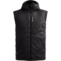 Ortovox Swisswool Piz Duan Vest Gilet in lana merino Uomo (M, nero)