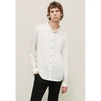 John Varvatos Fulton Regular Fit Ls Stand Collar Shirt In Extraf White Taglia: L | Camicie Casual Outlet | Uomo | Bianco