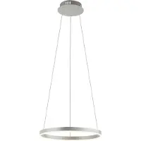 JUST LIGHT Lampada LED a sospensione Ritus, Ø 39,3 cm, alluminio