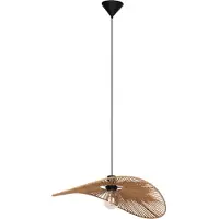Eglo lampada a sospensione Siruela nero naturale 56 x 40 x 110 cm E27