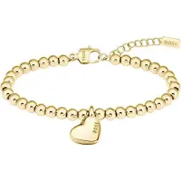 HUGO BOSS Romantic women´s gold-plated steel Bracciale Beads 1580643