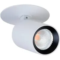 The Light Group SLC Faretto LED da incasso ART, a 1 luce, bianco, 2.700 K, alluminio