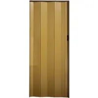 Grosfillex Una porta a soffietto in faggio decorato