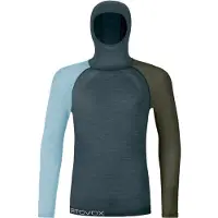 Ortovox 120 Comp Light Hoody Intimo lana merinos Uomo (XXL, blu)
