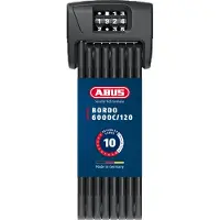 ABUS Bordo 6000C Lucchetto per bicicletta (120 cm, nero)