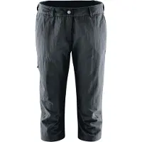 Maier Sports Women's Neckar Pantaloni 3/4 Donna (48, grigio/nero)