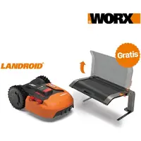 WORX Rasaerba robotizzato Landroid WR169E per giardini fino a 300 m² con controllo tramite app