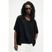 AllSaints Palma Ss Cardigan Black Taglia: XS | Cardigan Outlet | Uomo | Nero