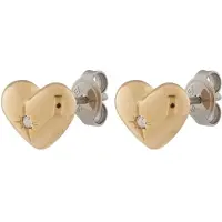 Fossil Sadie Orecchini Cuore Placcati Oro Jf04832710 — Orecchini