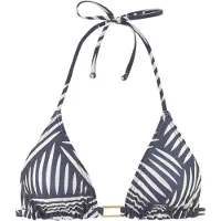 LASCANA Top per bikini marino / bianco
