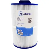 Allspares filtro acqua per idromassaggio/piscina cartuccia filtrante adatta a Caldera 1019401 / 75017 / PCD50N / C-7350 / CA50 (Ø178x273mm) Filtro acqua per spa/idromassaggio