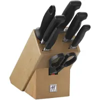 Zwilling J.A. Henckels Four Star 35140, set di 8 coltelli con blocco