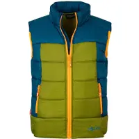 TROLLKIDS Kid's Hardanger Vest Gilet sintetico Bambini (140, olivia)