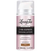 Loving Tan 2 HR Express latte autoabbronzante idratante colore Dark 100 ml
