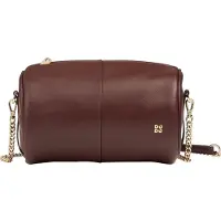 Dudu Toys Abigail Borsa a tracolla Vera Pelle 19.5 cm marrone